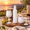 Wine Tumbler Set Wit - 3-Delig - 750ml Fles & 2x 300ml Bekers | MegaGadgets.nl