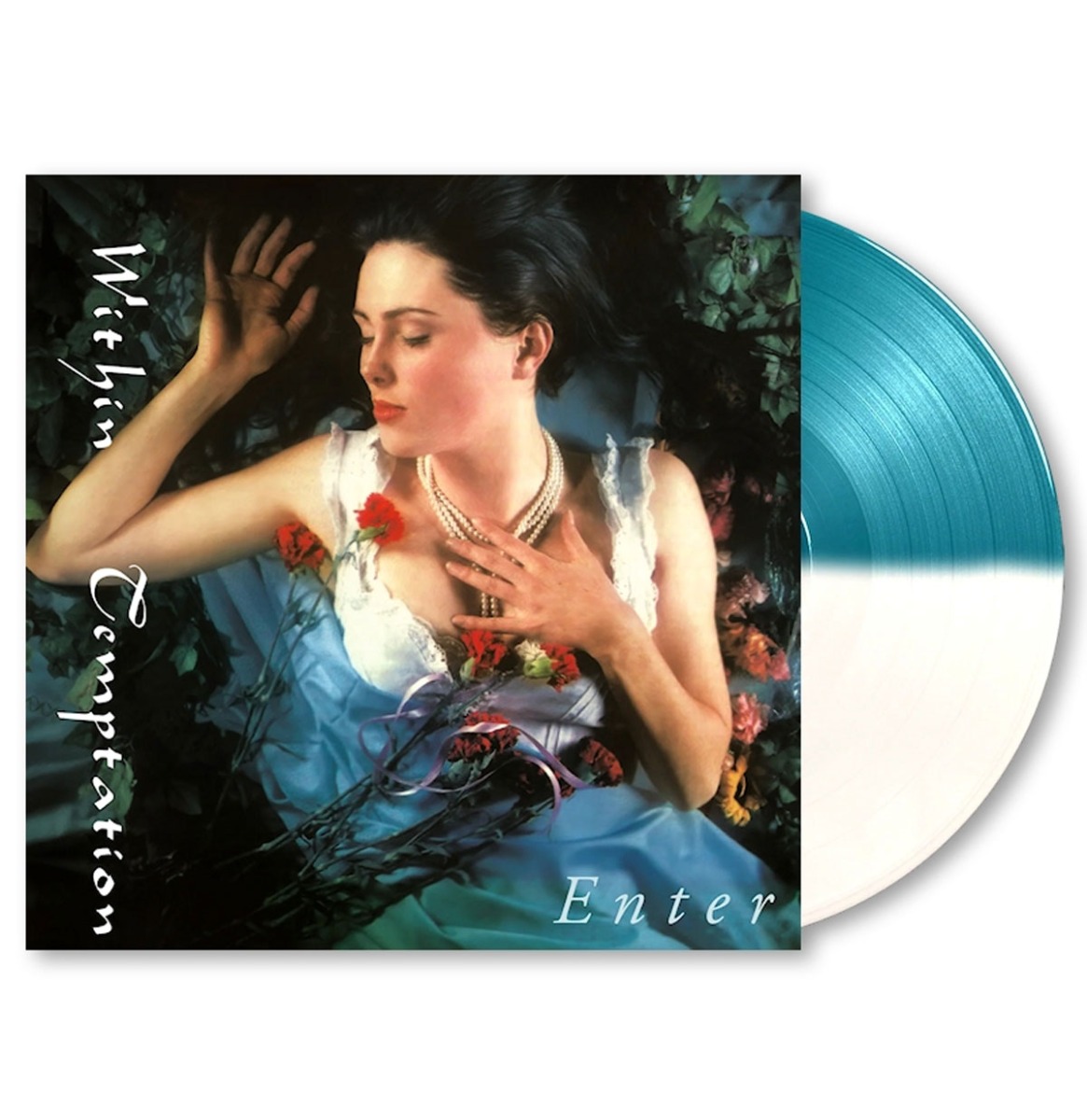 Within Temptation - Enter (Half Aquamarine/ Half Wit Vinyl) (LP) | Music on Vinyl