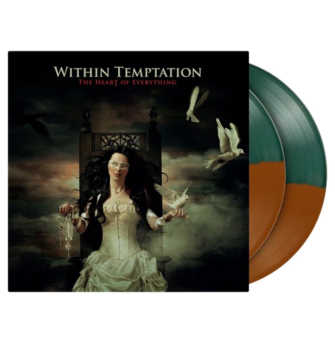 Within Temptation - The Heart Of Everything (Groen/Goud half split) 2 (LP) | Music on Vinyl