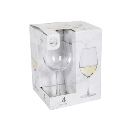 Witte wijnglazen 330ml set a 4 stuks | Merkloos