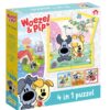 Woezel & Pip 4 in 1 Puzzel