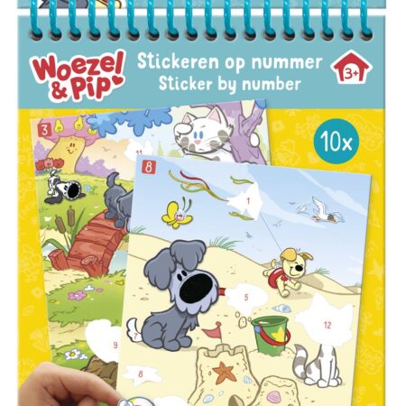 Woezel & Pip Sticker op Nummer | Woezel & Pip