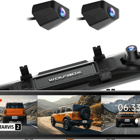 Wolfbox G900 Tripro Bumper 3CH 4K Wifi GPS 256GB