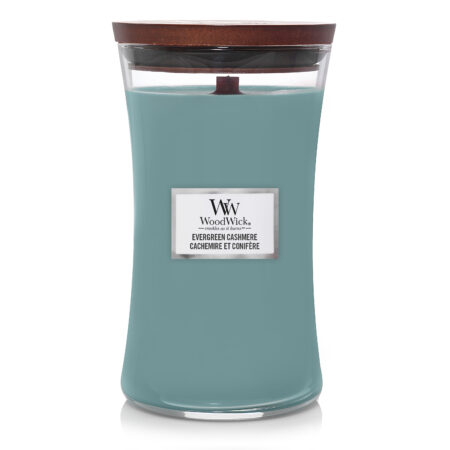 evergreen cashmere large candle