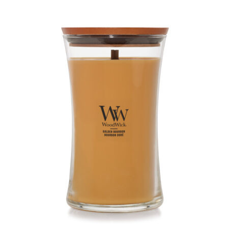 golden bourbon large candle