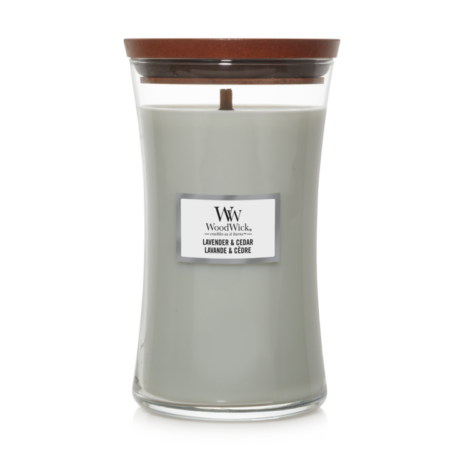lavender & cedar large candle