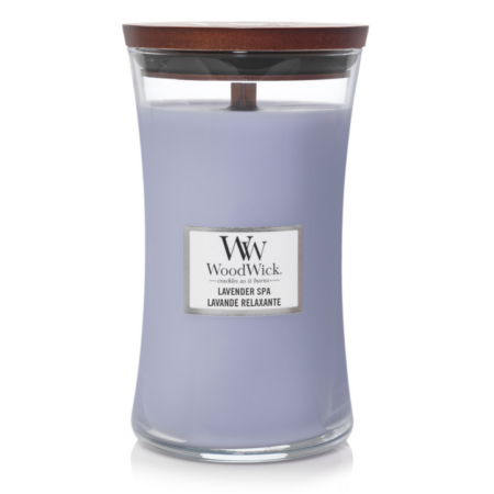lavender spa large candle