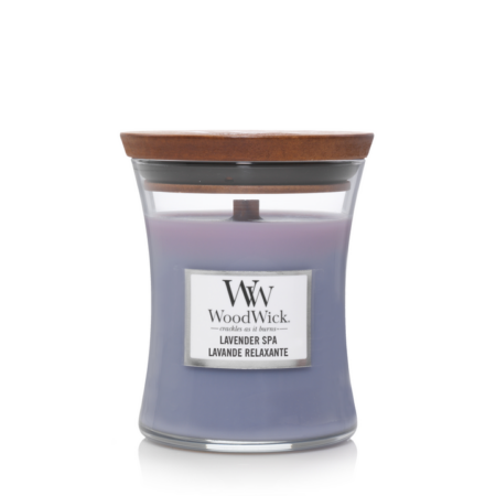 lavender spa medium candle