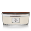 linen ellipse candle