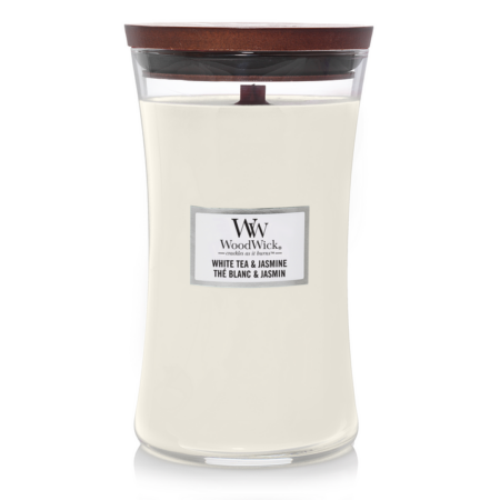 white tea & jasmine large candle