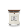 white teak mini candle