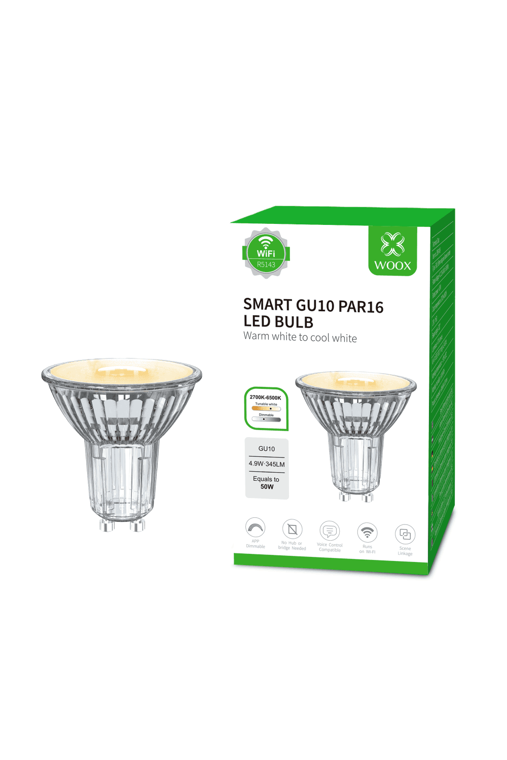 R5143 Smart WiFi GU10 spot