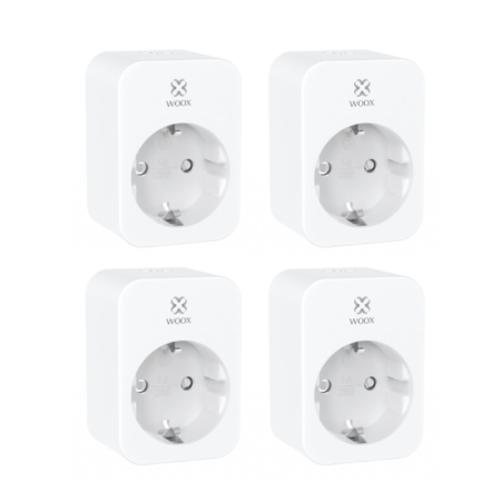 R6118 Slimme stekker + meter 4-pack