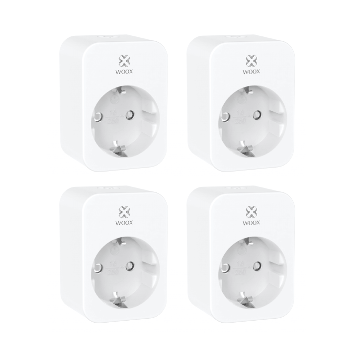 R6118 Slimme stekker + meter 4-pack