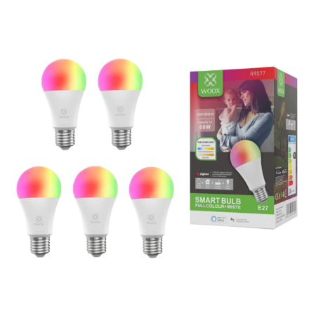 Zigbee Slimme E27 lamp 5-pack