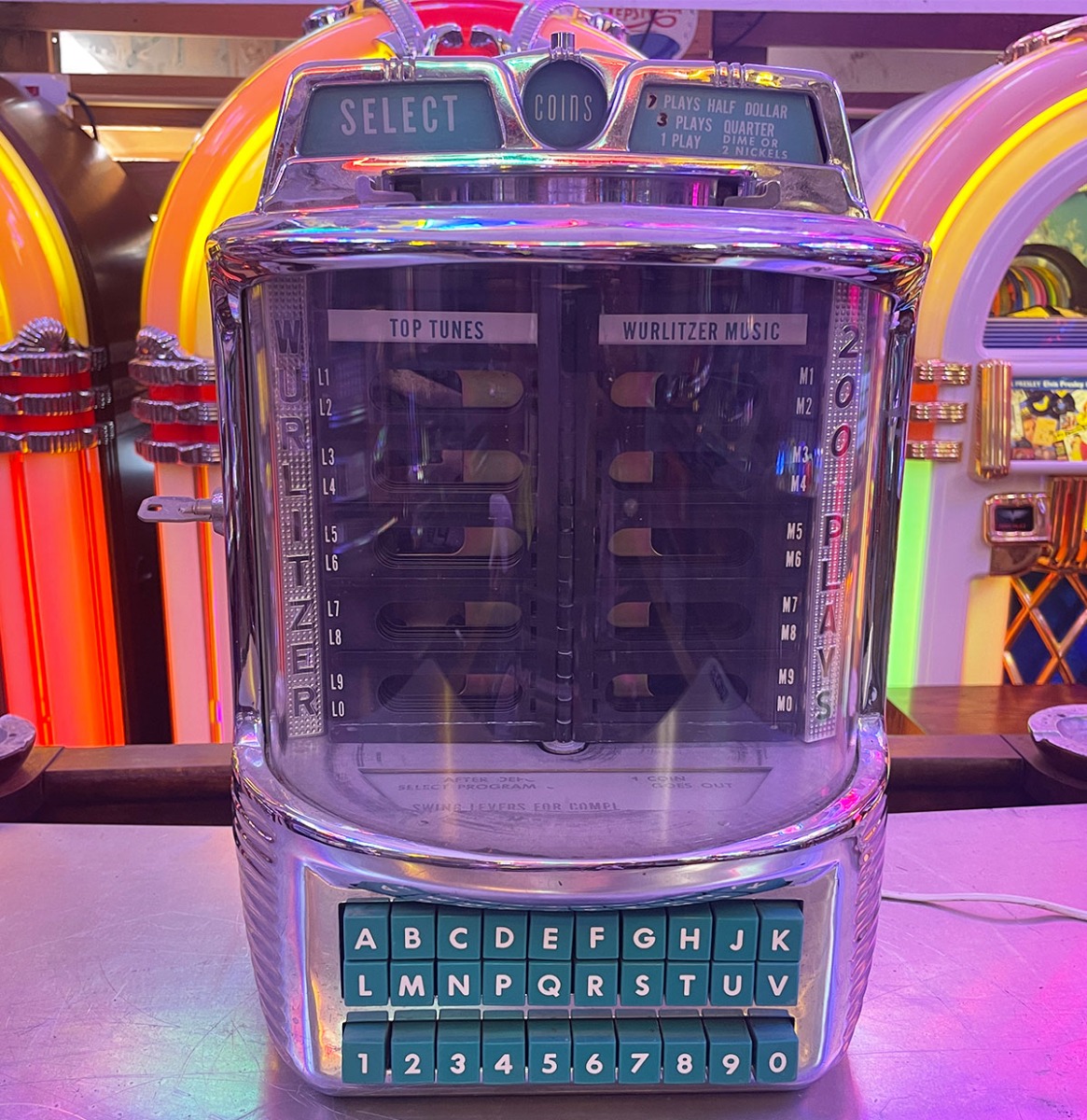 Wurlitzer 5250 Wallbox - 1957 - Origineel - 200 Selecties | Wurlitzer