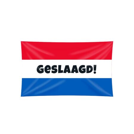XXL Vlag Geslaagd rood/wit/blauw | Paperdreams