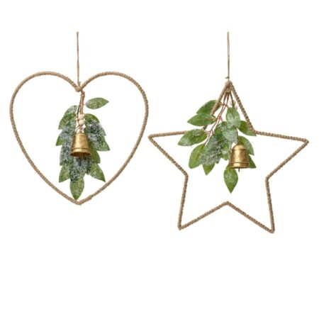 Xmas figuur ijzer naturel hoogte 29cm |