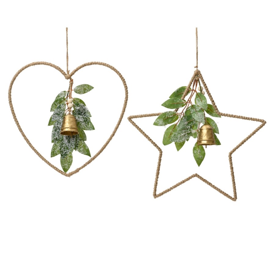 Xmas figuur ijzer naturel hoogte 29cm |