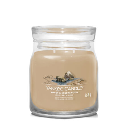amber & sandalwood signature medium jar