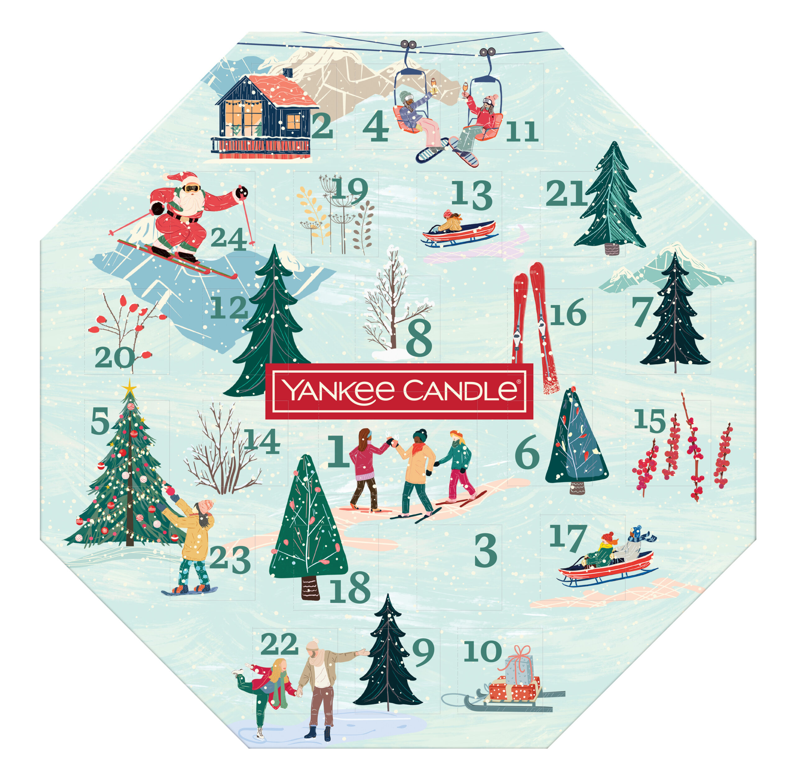 apres ski collection adventskalender wreath
