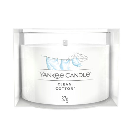 clean cotton filled votive