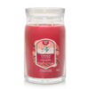santa on skis signature large jar