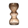 Yves Swirl Buikvaas taupe Ø12xh25cm | Hakbijl Glass
