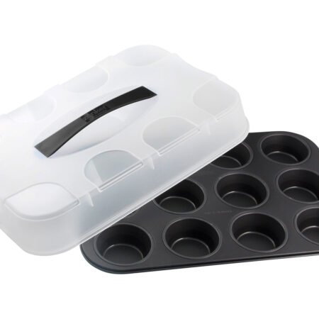 Muffinvorm of dessertvorm met deksel