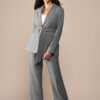 Zaylee Lurex Blazer Grijs
