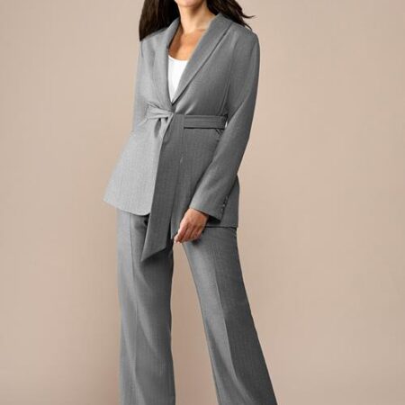 Zaylee Lurex Blazer Grijs