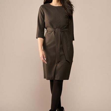 Ziana Lurex Jurk Bruin