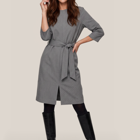 Ziana Lurex Jurk Grijs