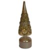 everlands kunstkerstboom LED draaiend wit/goud 9x32cm | Mansion Atmosphere