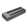 10 poorts USB hub + 48w adapter