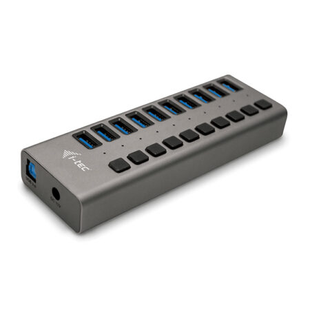 10 poorts USB hub + 48w adapter