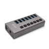 7 poorts USB hub + 36w adapter