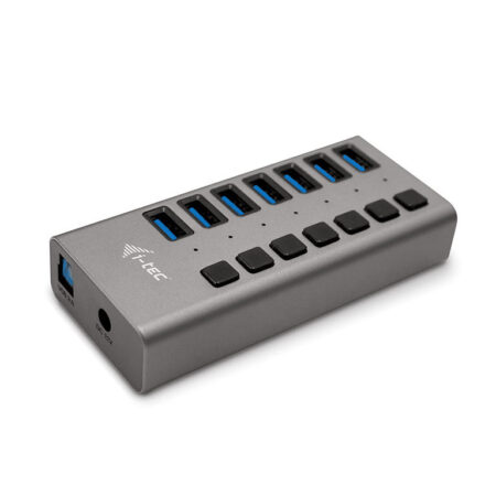 7 poorts USB hub + 36w adapter