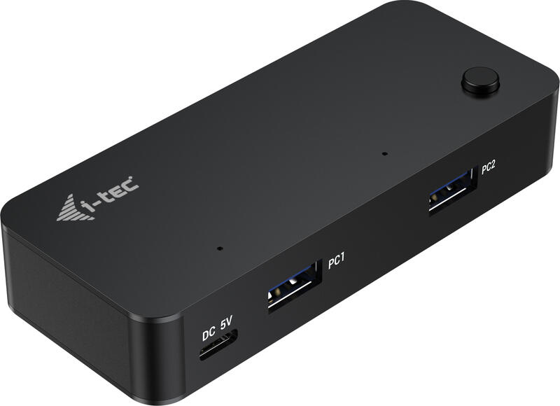 compacte KVM Hub 2x USB-A / 2x USB-C