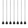 light en living Hanglamp Kalissa zwart
