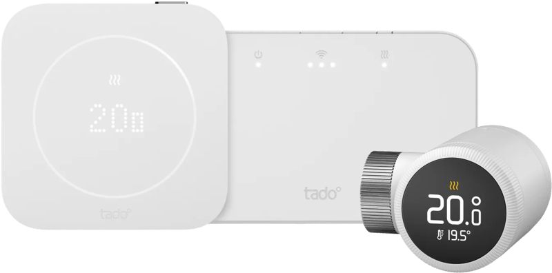 tado Draadloze Slimme Thermostaat X Startpakket 2e Generatie + 1 Radiatorknop