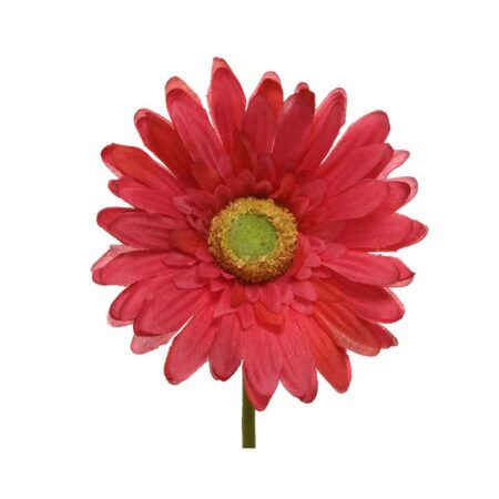 zijden gerbera op steel Fuchsia 50cm | Decoris