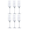 Margarita-/ champagne-/ cocktail-/ gin-tonic-/ wijnglazen (Champagneglazen 22 cl 6 stuks)