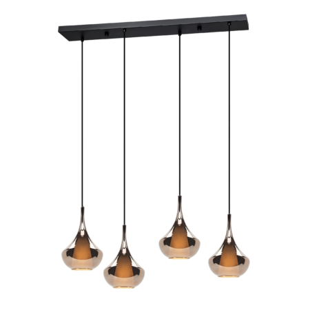 Hanglamp Almoster zwart/koper