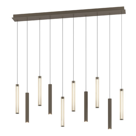 Hanglamp Clares brons 10 lichts