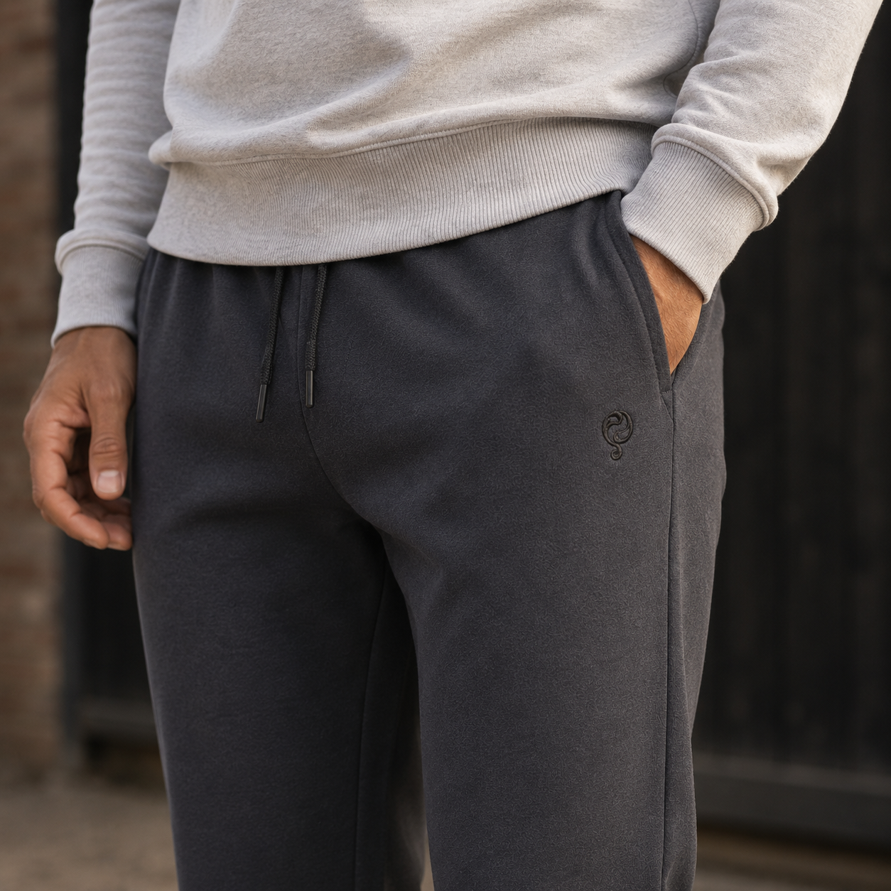 Heren Joggingbroek Weesp | Antraciet