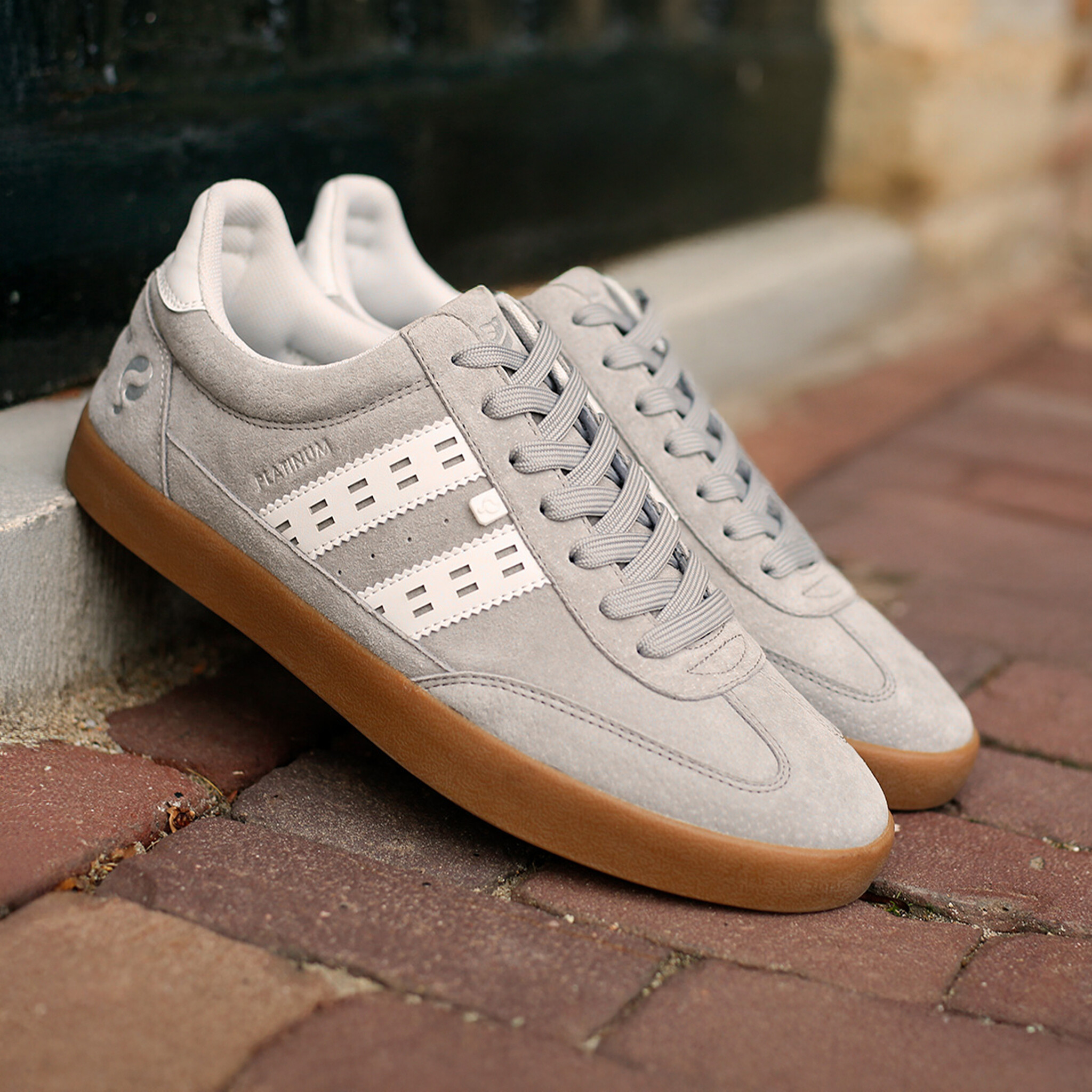 Heren Sneaker Platinum | Lichtgrijs/OffWhite
