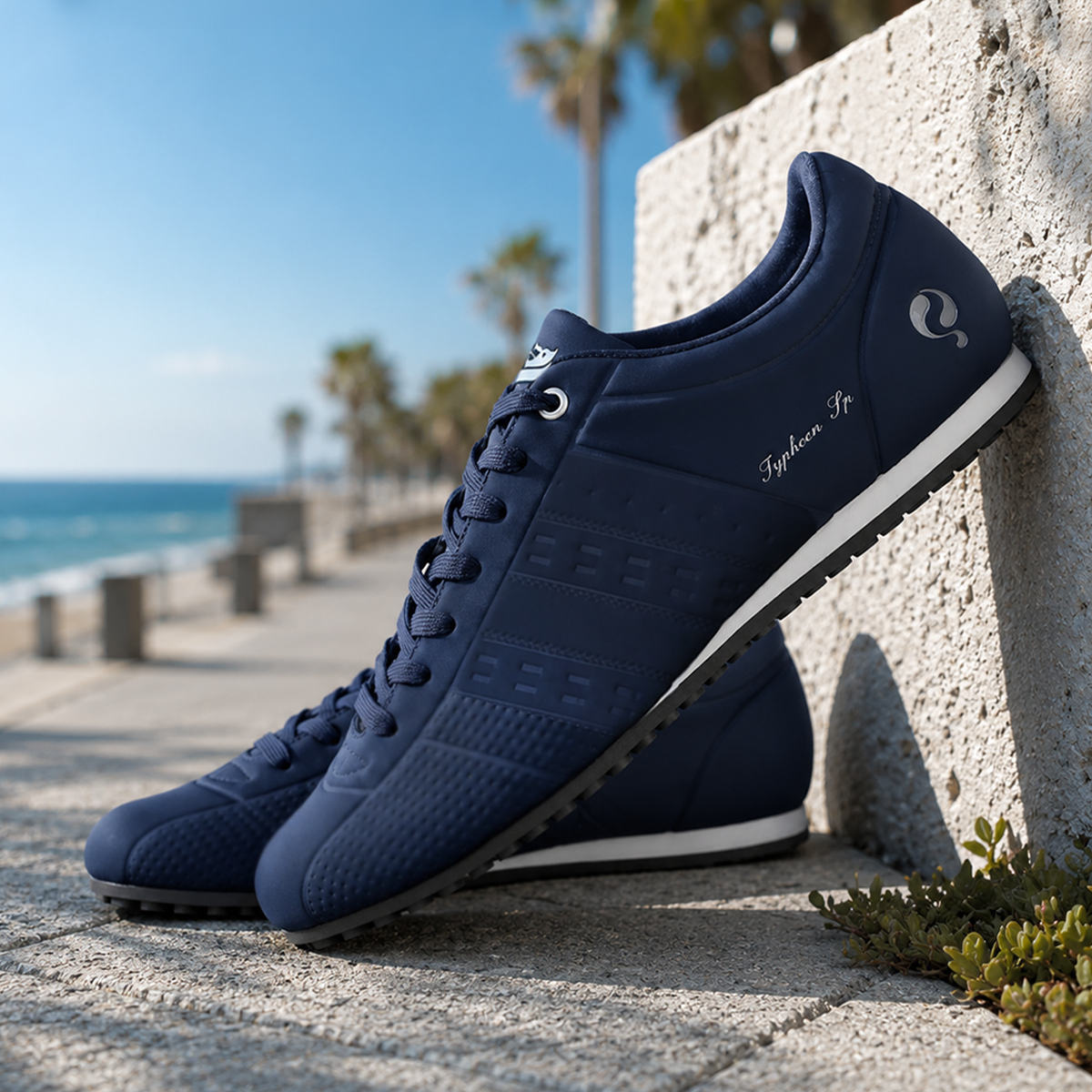 Heren Sneaker Typhoon SP One | Middenblauw/ Wit