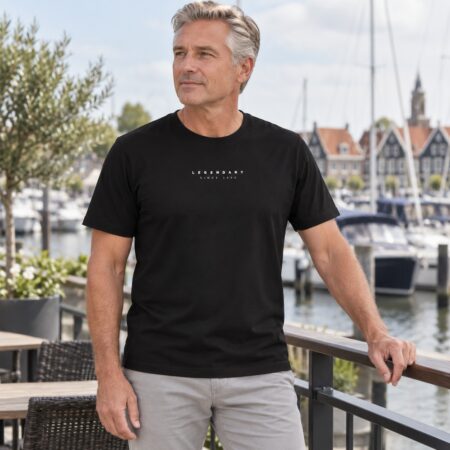 Heren T-Shirt Exloo | Zwart