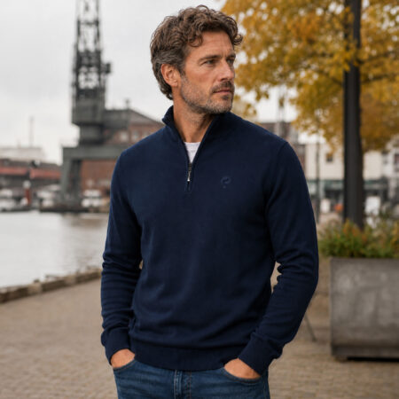 Heren Trui Kralingen | Donkerblauw